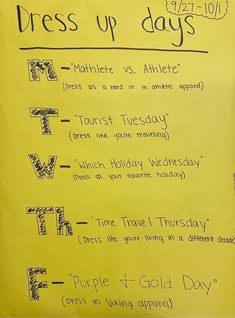 Dress Up Days